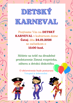 karneval v Čataj